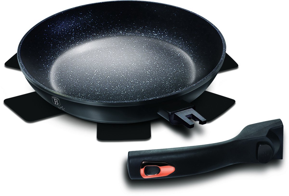 Berlinger Haus Koekenpan Black Rose 24 Cm Aluminium Zwart/roze