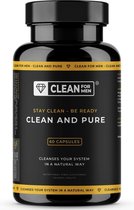 Clean & Pure for Men 60 capsules | Vezel supplement met Psyllium Husk | + 8 natuurlijke ingrediënten | 100% natuurlijke darmreiniging voor mannen