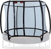 Avyna trampoline veiligheidsnet rond Ø305 cm (10) - Zwart - Gebogen palen