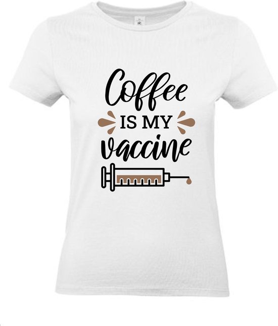 shirt coffee is my  vaccine Maat M