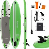 AREBOS Stand Up Paddel SUP Board Paddelende Surfboard opblaasbaar met paddel