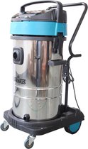 Aspirateur eau et poussière Maximus 70L - Aspirateur de chantier sans sac - Aspirateur à eau avec prise 230 V - Câble d'alimentation 4,5 m - 2400 W