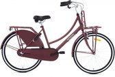 Nogan Vintage N3 - Transportfiets - Meisjesfiets - 3 versnellingen - 24 inch - Mat Rood