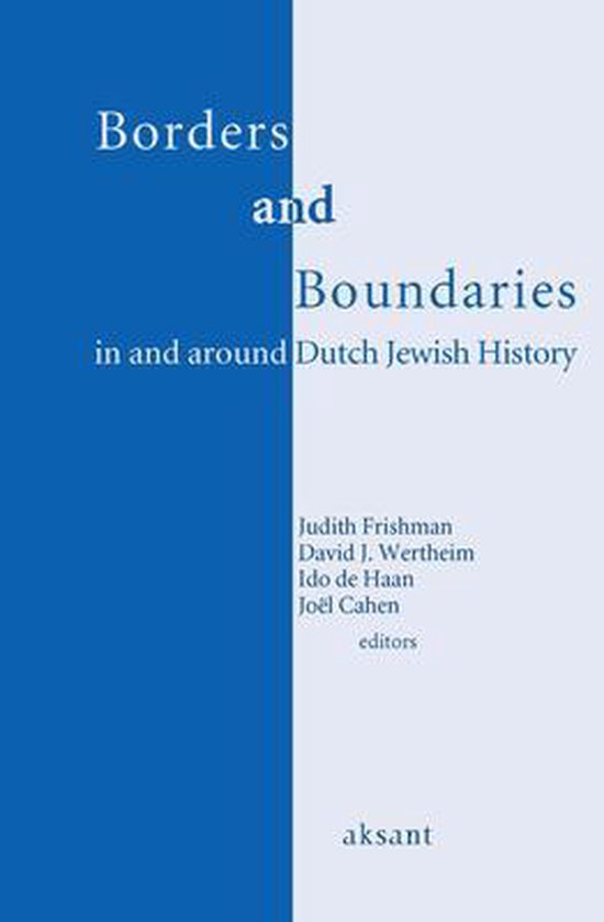 Foto: Borders and boundaries in and around dutch jewish history