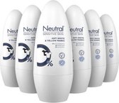 Neutral Deodorant Roller - Anti White & Yellow Marks - Voordeelverpakking 6 x 50 ml