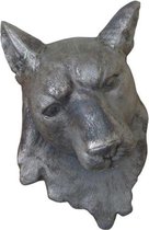 Deco4yourhome - Deco. Jaguar - Metaal - Antiek Nikkel