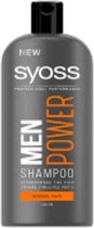 SYOSS Men Power & Strenght Shampoo - DUOPAK - 2 x 500 ml