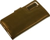 Made-NL Apple iPhone 12 Handgemaakte book case bruin hoesje