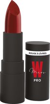 Miss W Pro Lippenstift Glossy Dames 3,5 Gram Dark Red 130