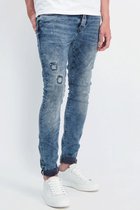 Cars Jeans Aron Super Skinny 72828 93 Blue Black Mannen Maat - W28 X L32