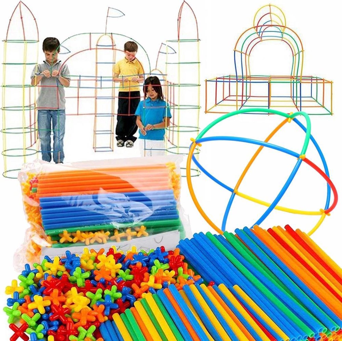 Kit de bricolage Spaghetteez pour enfants à partir de 4 ans, speelgoed  éducatif pour