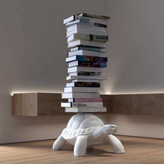 Qeeboo Turtle Carry Bookcase-6 Zwart