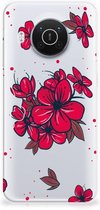 Foto hoesje Nokia X10 | X20 Telefoon Hoesje Blossom Red