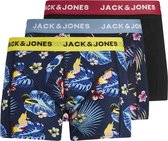 JACK&JONES ACCESSORIES JACFLOWER BIRD TRUNKS 3 PACK NOOS Heren Onderbroek - Maat XL