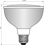 Toplux spaarlamp PAR38 E27 24W 220-240V 2700K 8000h