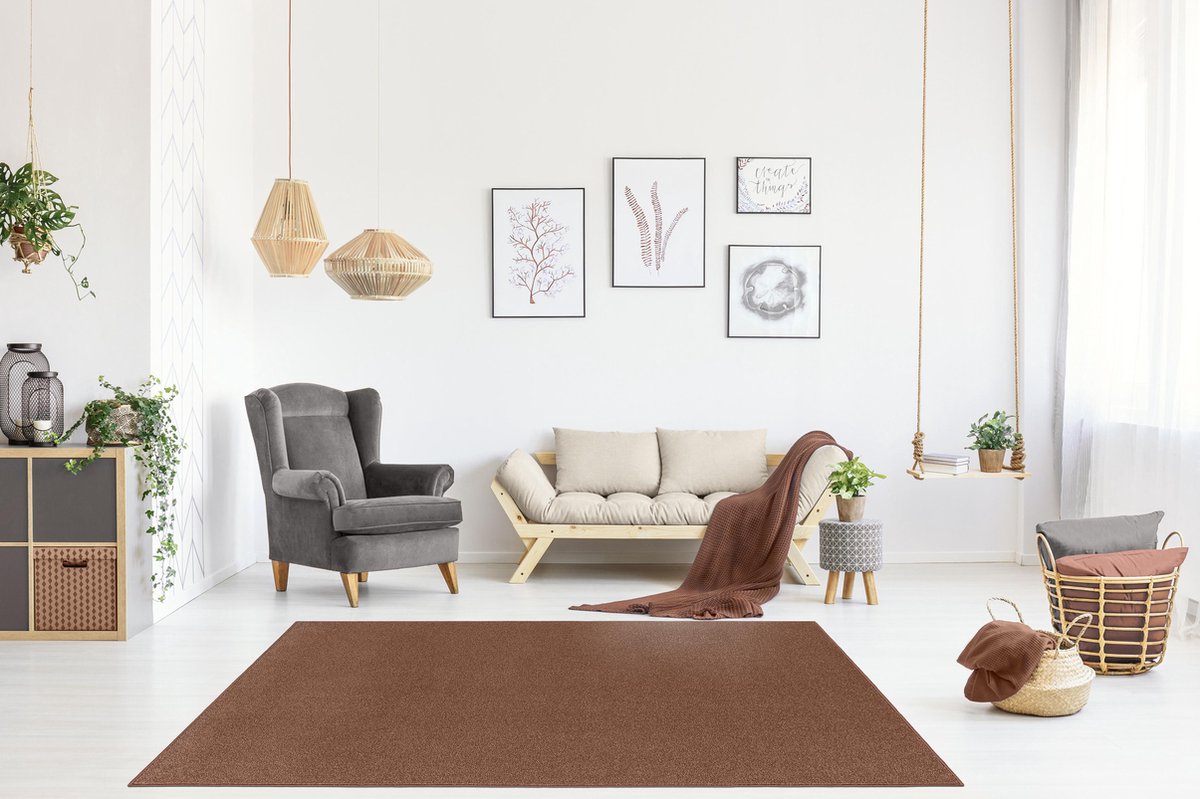 Vloerkleed SALSA EC2054 Brick - Poolhoogte 8mm - 80cm x 140cm
