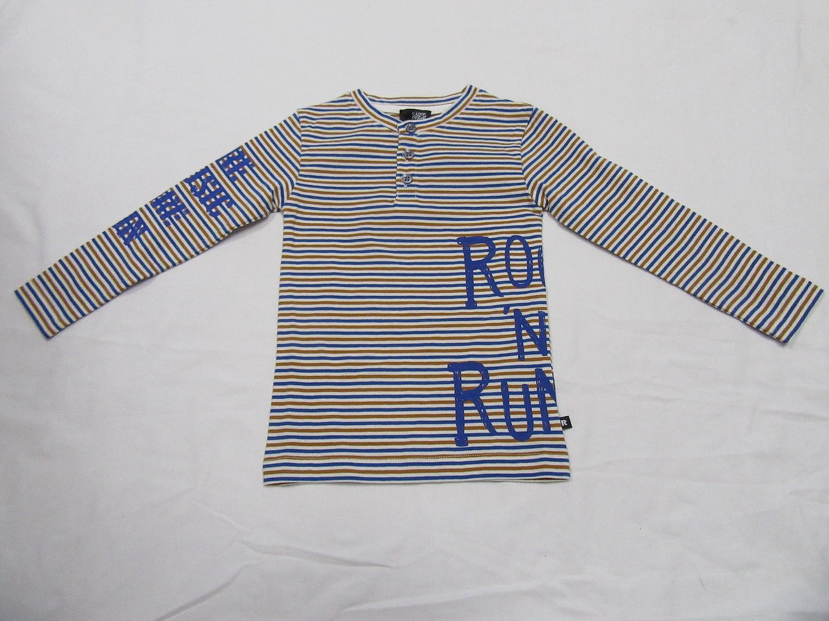Rumbl , t shirt lange mouw , jongens , rock , streep, 92/98