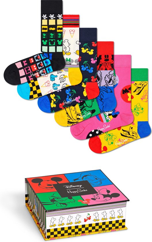 Happy Socks XDNY10-0200 6-Pack Disney Gift Set