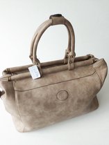 zaZa'z - Weekendtas - Dokterstas - Reistas - 55x45cm - Taupe