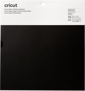 Cricut Smart Stickerkarton 33x33cm – Zwart (10 vellen)