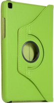Case2go - Tablet hoes geschikt voor Samsung Galaxy Tab S6 Lite - Draaibare Book Case Cover - 10.4 Inch - Groen