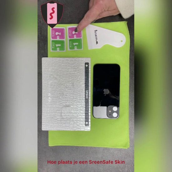 ScreenSafe Skin iPhone 12 Sable Marbre sans logo