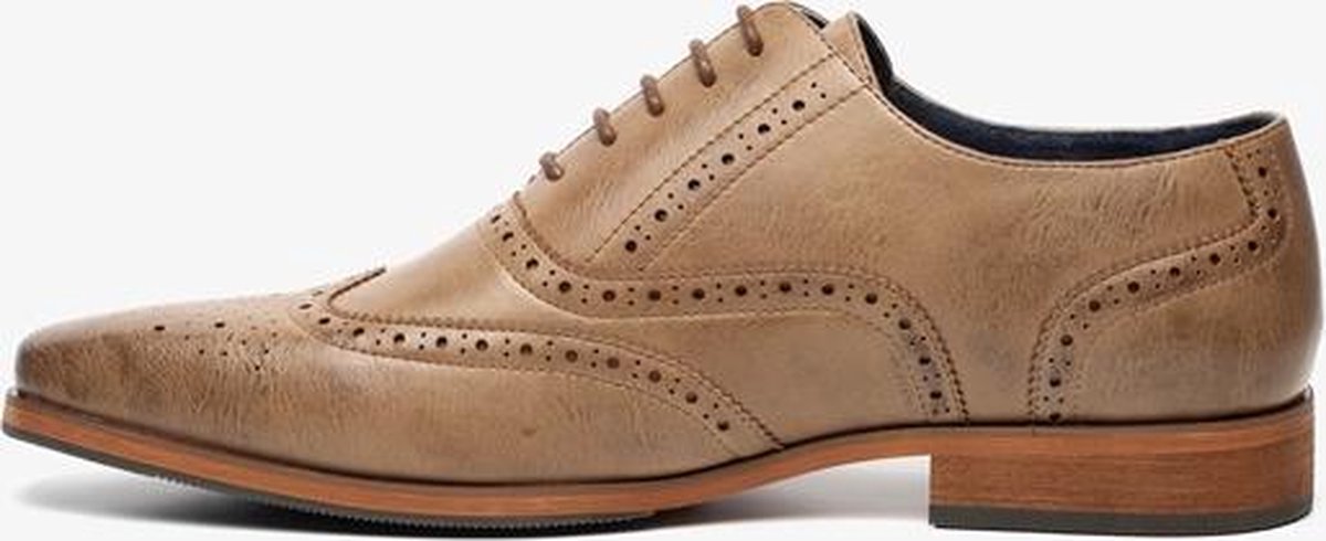 Chaussures à lacets homme Emilio Salvatini - Beige - Taille 43 | bol.com