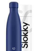 Slokky - Matte Blue Thermosfles & Dop - 500ml
