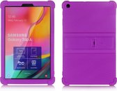 Geschikt voor Samsung tablet A7 - Schokbestendige stand Cover - Ideale tablet hoes voor kinderen - Paars