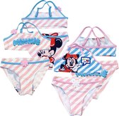 Disney Bikini Minnie Mouse Meisjes Polyester Roze 2 Stuks Mt 116
