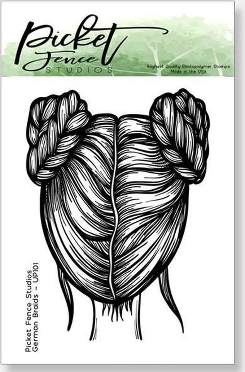 German Braids Clear Stamps (UP-101)