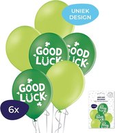 Good Luck Ballonnen - Helium Ballonnen - Geluk - Geluksbrenger - Afscheidscadeau - Geslaagd Versiering - 6 Stuks