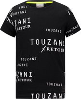 Retour Jeans Touzani Soccer Jongens T-shirt - Black - Maat 170/176