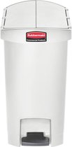 Rubbermaid Slim Jim Step On container End Step kunststof 30 ltr, (VB224009)