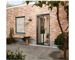 CanDo plisséhordeur Premium | 96x227-230cm Antraciet