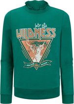 Retour Jeans Eboni Meisjes Trui - Forest Green - Maat 104
