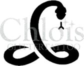 Chloïs Glittertattoo Sjabloon 5 Stuks - Snake Cobra - CH1507 - 5 stuks gelijke zelfklevende sjablonen in verpakking - Geschikt voor 5 Tattoos - Nep Tattoo - Geschikt voor Glitter T