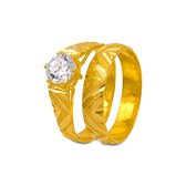 Engagement double ring Shanaya
