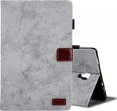 Voor Galaxy Tab A 10.5 / T590 Zakelijke Stijl Horizontale Flip Leren Case, met Houder & Kaartsleuf & Fotolijst & Slaap / Wekfunctie (Grijs)
