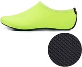 3mm anti-slip rubber reliëf textuur zool effen kleur duiken schoenen en sokken  één paar  grootte: M (fluorescerende groen)