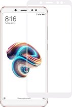 0.33mm 9H 2.5D volledig scherm volledig zelfklevend gehard glasfolie voor Geschikt voor Xiaomi Redmi Note 5 Pro (wit)