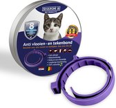 Natuurlijke Vlooienband - Katten - Zwart - Zonder pesticiden of gif - vlooien en teken - kattenbandje - eco friendly