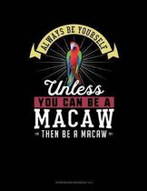 Always Be Yourself Unless You Can Be a Macaw Then Be a Macaw