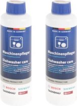 Bosch Siemens reiniger vaatwasser - 2 stuks a 250ml - reinigingsmiddel vaatwasmachine - onderhoudsmiddel origineel