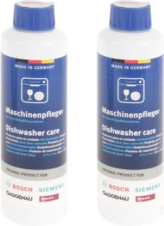 Bosch Siemens nettoyant lave-vaisselle - 2 pièces a 250ml - détergent lave- vaisselle 