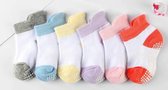 Antislip sokken voor baby’s/kinderen|Meisjes sokken 1-3 jaar|6 paar|Anti slip