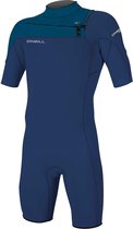 O'Neill Hammer 2mm Chest Zip S/S spring  Wetsuit - Maat 176  - Unisex - Blauw