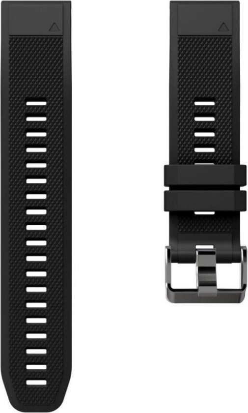 Zwart nylon QuickFit bandje Garmin Fenix 8 (43mm