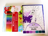 volwassen kleur boek met 30 Kleurenpotlood