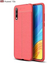 Voor Huawei Enjoy 10s Litchi Texture TPU schokbestendig hoesje (rood)